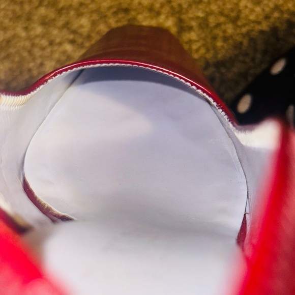 Anne Klein Red Slingback Heels - Picture 9 of 12